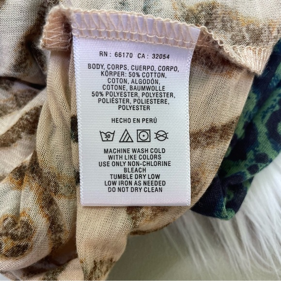 Anthropologie Vanessa Virginia Layered Foliage Shell Tank Top - Picture 9 of 12